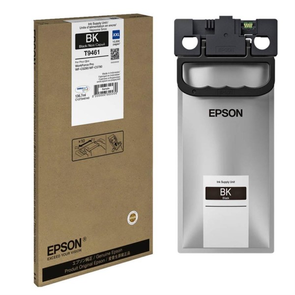 Original Epson T9461XXL Tinte schwarz, 136,7 ml