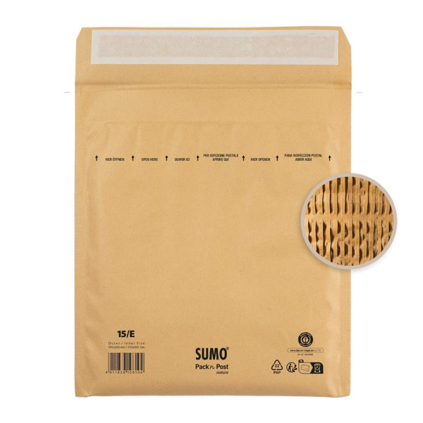 50 Mailmedia Polstertaschen SUMO® 1515 für DIN B5+