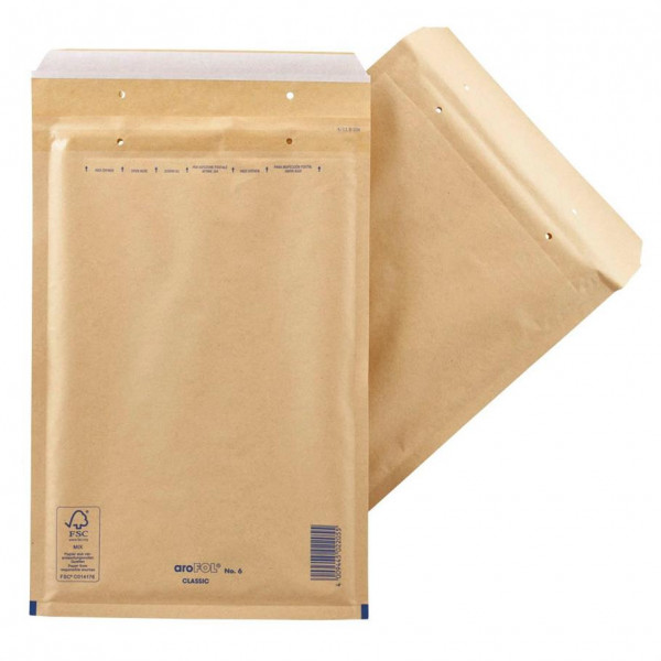 50 aroFOL® CLASSIC Luftpolstertaschen 10 / K braun
