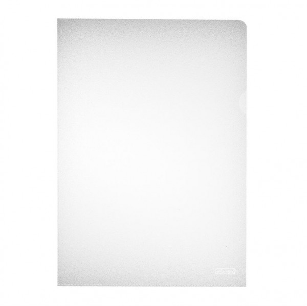 100 herlitz Sichthüllen 10843753 Economy DIN A4 transparent genarbt 0,09 mm