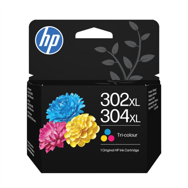 Original HP 302XL/304XL Tintenpatrone B7RT8AE tri-color