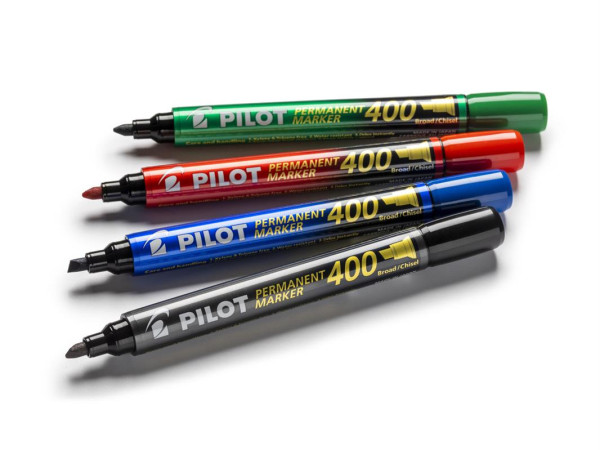 PILOT Permanentmarker 400 Keilspitze 1 - 4 mm