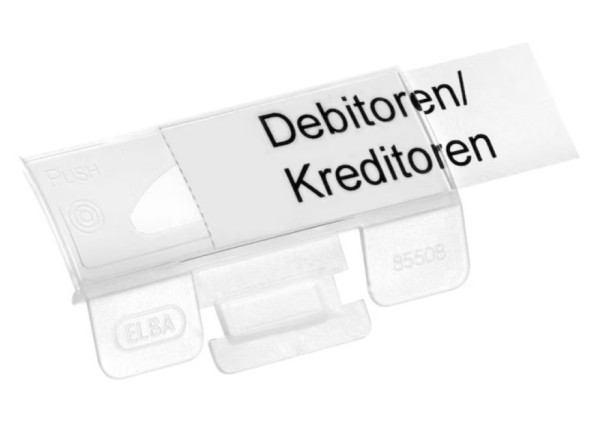 25 ELBA Vollsichtreiter vertic 85508 transparent