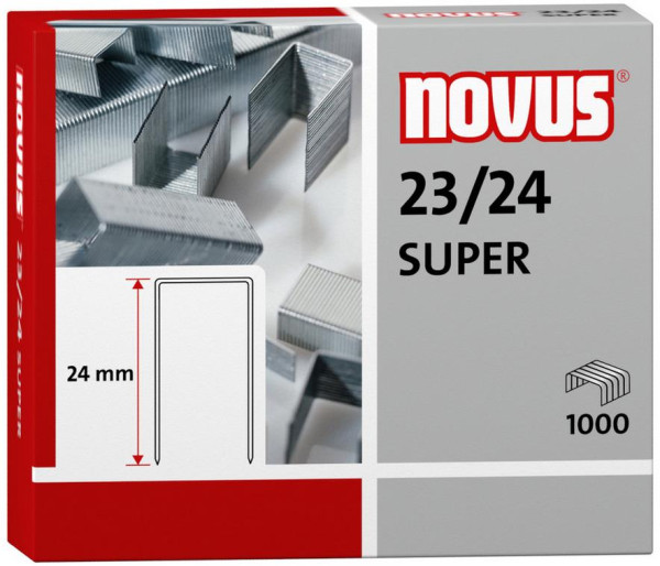 1000 novus Heftklammern 23/24 SUPER