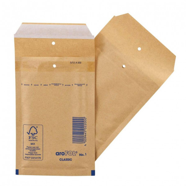 200 aroFOL® CLASSIC Luftpolstertaschen 1 / A braun