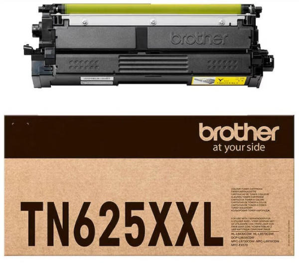 Original Brother TN625XXLY Toner gelb