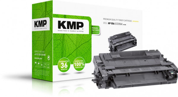 KMP Toner H-T230 schwarz ersetzt HP CE255A (55A)