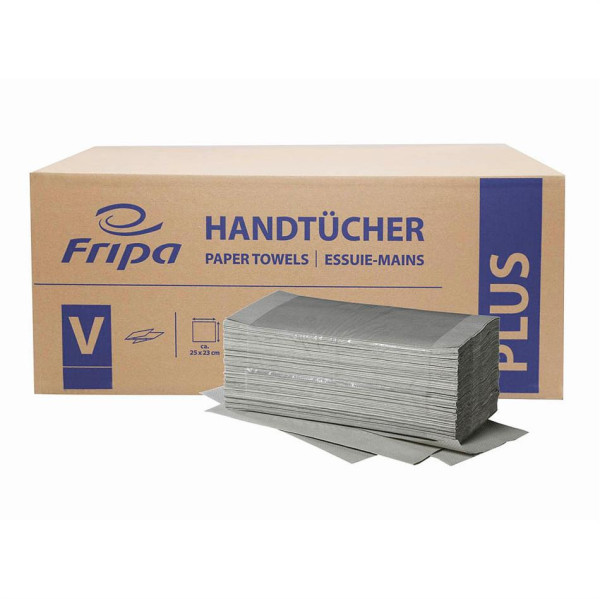 5000 Fripa Papierhandtücher 4011104 Plus Zick-Zack-Falz 1-lagig natur Recyclingpapier