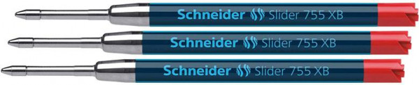 3 Schneider Slider 755 XB Großraumminen rot