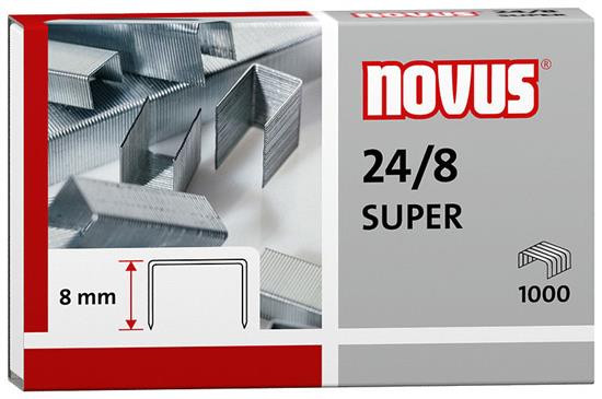 1000 novus Heftklammern 24/8 SUPER