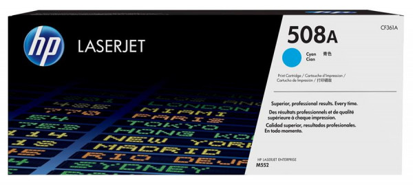 Original HP CF361A Toner 508A cyan