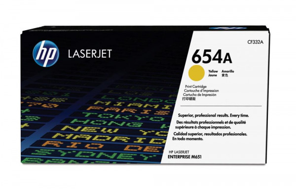 Original HP CF332A Toner 654A gelb