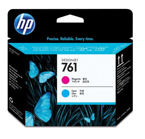 Original HP 761 Druckkpof CH646A cyan / magenta