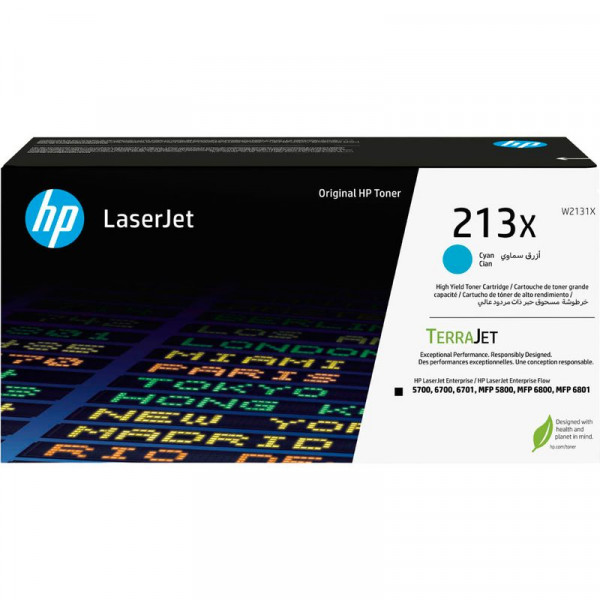 Original HP W2131X Toner 213X cyan