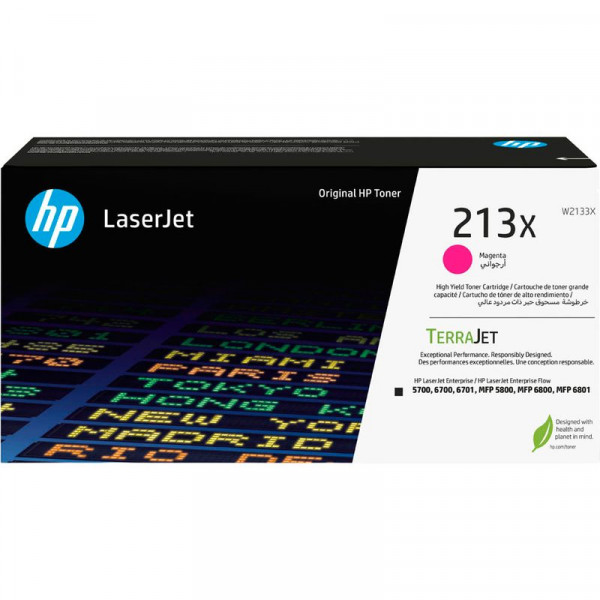 Original HP W2133X Toner 213X magenta