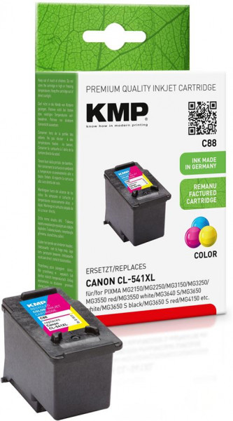 KMP Tinte C88 tricolor ersetzt Canon CL-541XL