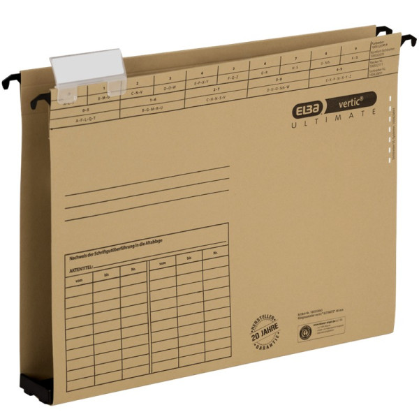 25 ELBA Hängesammler vertic ULTIMATE 100552063 naturbraun Bodenbreite 40 mm