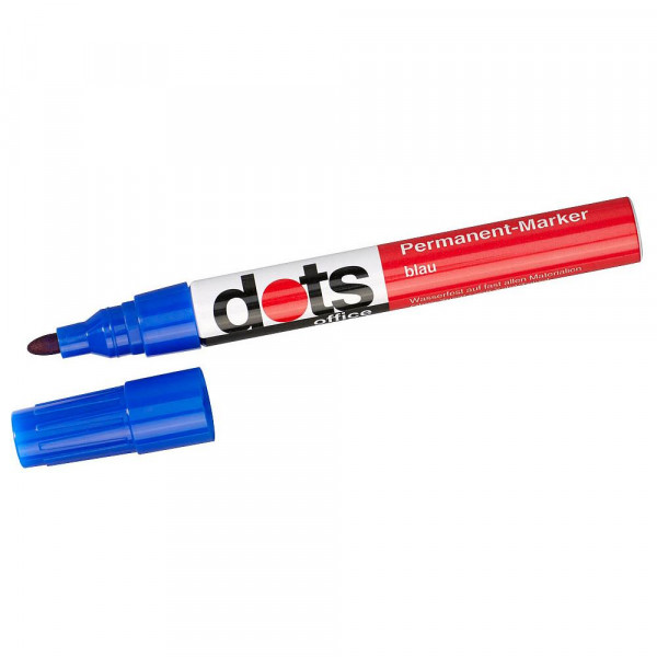 dots Permanentmarker blau 1,5 - 3,0 mm