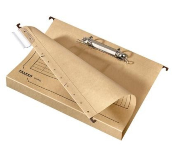 8 FALKEN Hängesammler UniReg 11288156F braun Bodenbreite 40 mm mit Ringmechanik
