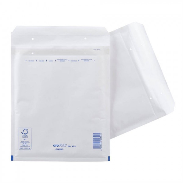 100 aroFOL® CLASSIC Luftpolstertaschen 5 / E weiß