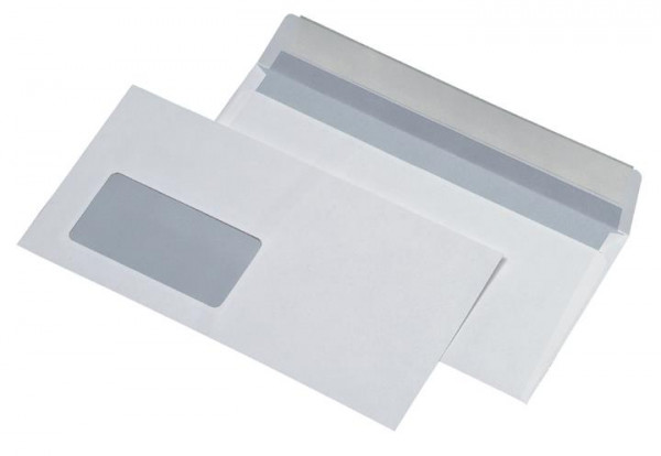 500 MAILmedia® Briefumschläge DIN lang mit Fenster