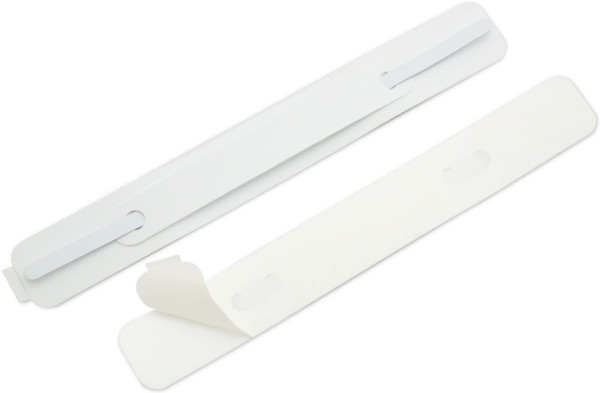 25 Moog & Langenscheidt Heftstreifen selbstklebend weiß