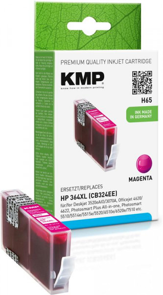 KMP Tinte H65 magenta ersetzt HP 364XL (CB324EE)
