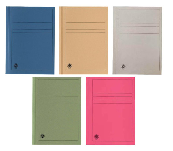 20 Aktendeckel DIN A4 Recycling-Karton 250 g/m²