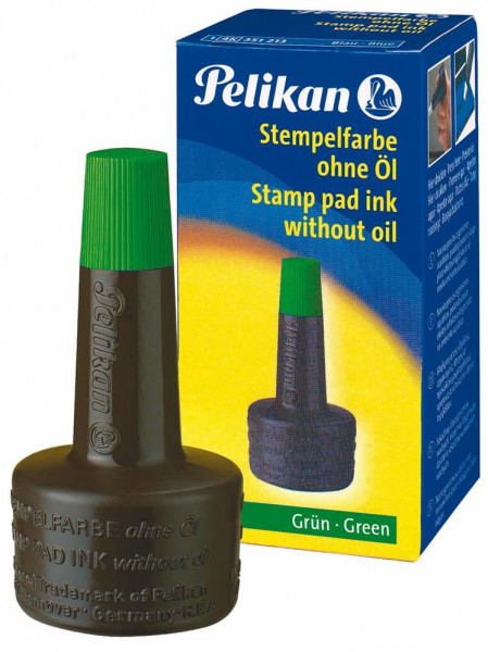Pelikan Stempelfarbe 4K 351239 ohne Öl 28 ml grün
