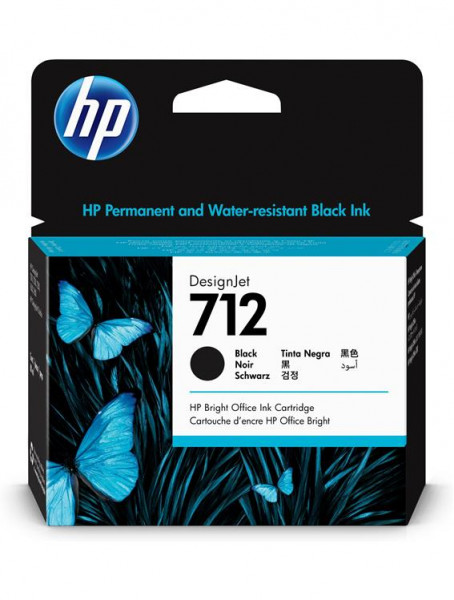 Original HP 712 Tinte 3ED71A schwarz 80ml