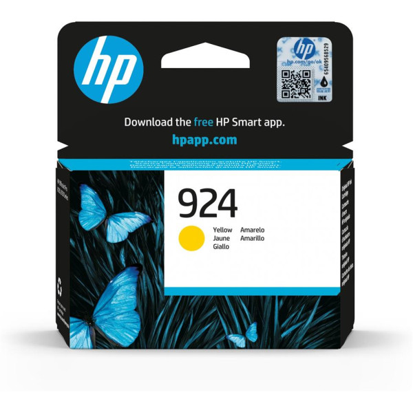 Original HP 924 Tintenpatrone 4K0U5NE gelb