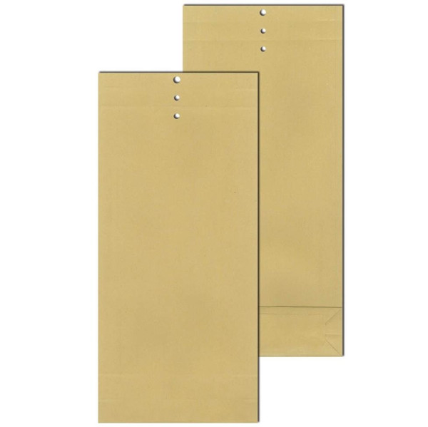 250 MAILmedia Musterbeutel 120 x 305 x 50 mm ohne Fenster braun