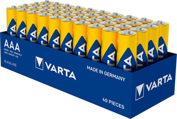 40 VARTA Batterien LONGLIFE POWER Micro AAA 1,5 V