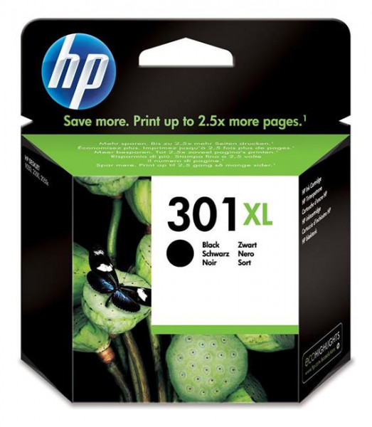 Original HP 301XL Tintenpatrone CH563EE schwarz