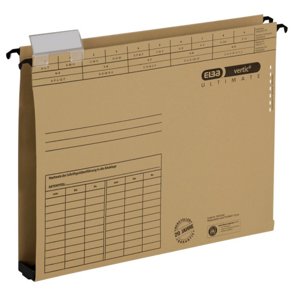 25 ELBA Hängesammler vertic ULTIMATE 100552069 naturbraun Bodenbreite 30 mm