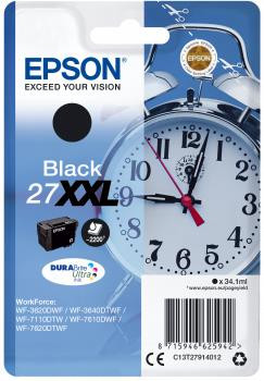 Original Epson 27XXL Tinte C13T27914012 schwarz