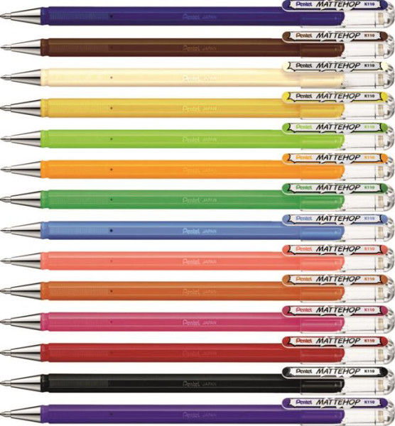 Pentel Gelschreiber Mattehop 0,5 mm