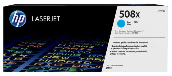 Original HP CF361X Toner 508X cyan