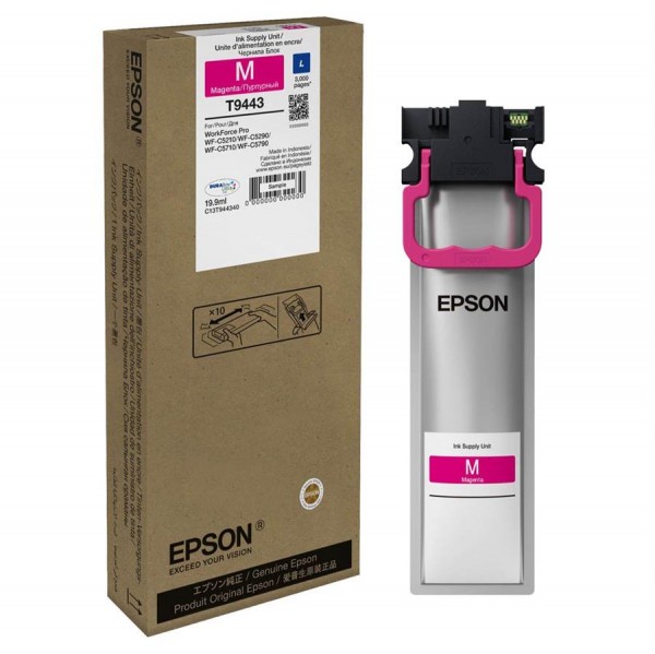 Original Epson T9443L Tinte magenta, 19,9 ml