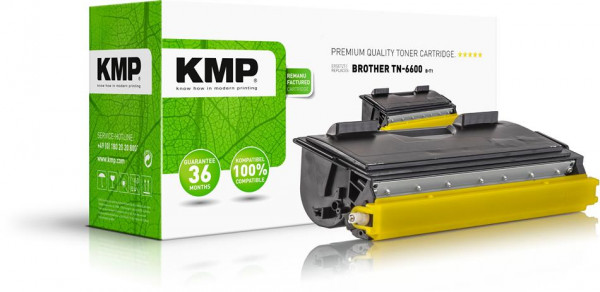KMP Toner schwarz ersetzt Brother TN-6600