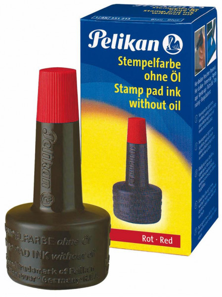 Pelikan Stempelfarbe 4K 351221 ohne Öl 28 ml rot