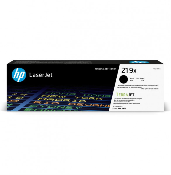 Original HP W2190X Toner 219X schwarz