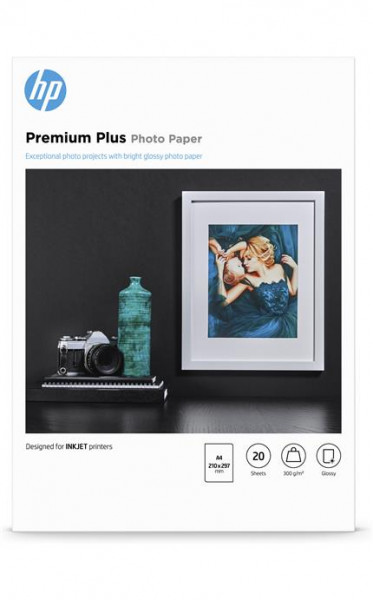 HP Fotopapier CR672A Premium Plus Glossy A4 300 g/m²