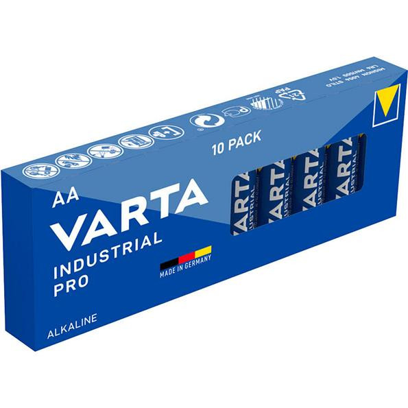 10 VARTA Batterien INDUSTRIAL PRO Mignon AA