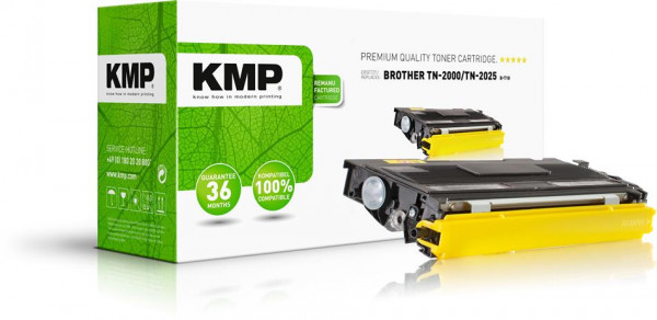 KMP Toner B-T10 schwarz ersetzt Brother TN-2000