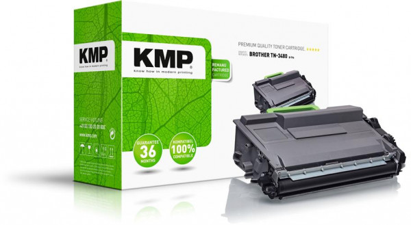 KMP Toner B-T96 schwarz ersetzt Brother TN-3480