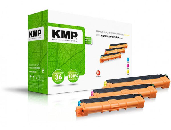 KMP Toner-Set B-T125X/CMY ersetzen Brother TN-247CMY