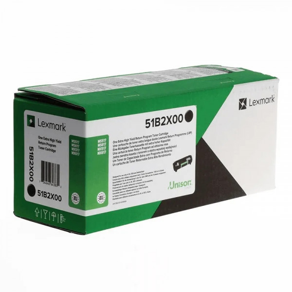 Original Lexmark 51B2X00 Toner 512X schwarz