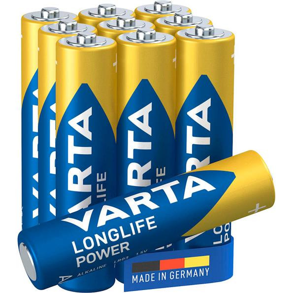 10 VARTA Batterien LONGLIFE POWER Micro AAA 1,5 V