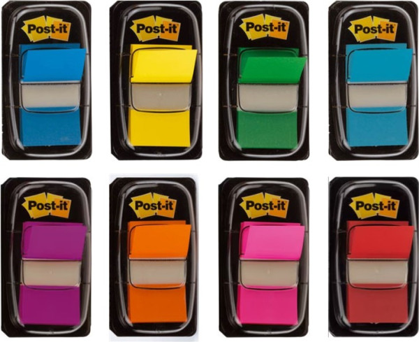 Post-it® Haftmarker 680 Index 50 Streifen 25,4 x 43,2 mm